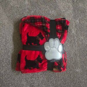 Scottie dog pattern blanket